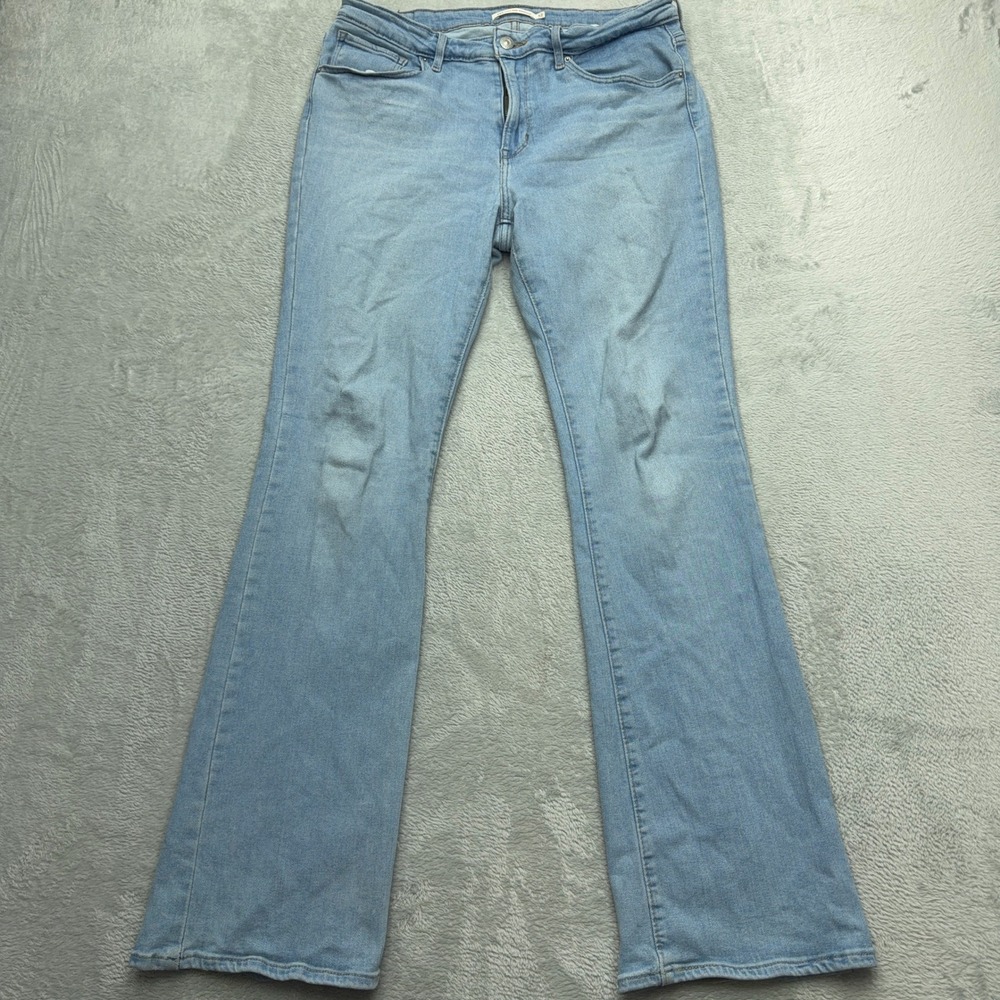 Levi's Jeans Womens 32 Blue 725 High Rise Bootcut Light Wash Denim Flare